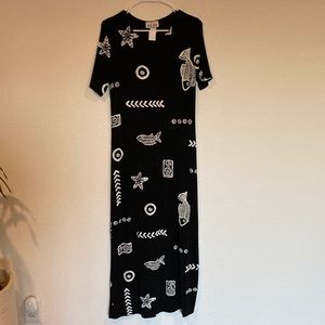 True 90s slinky‎ maxi Dress